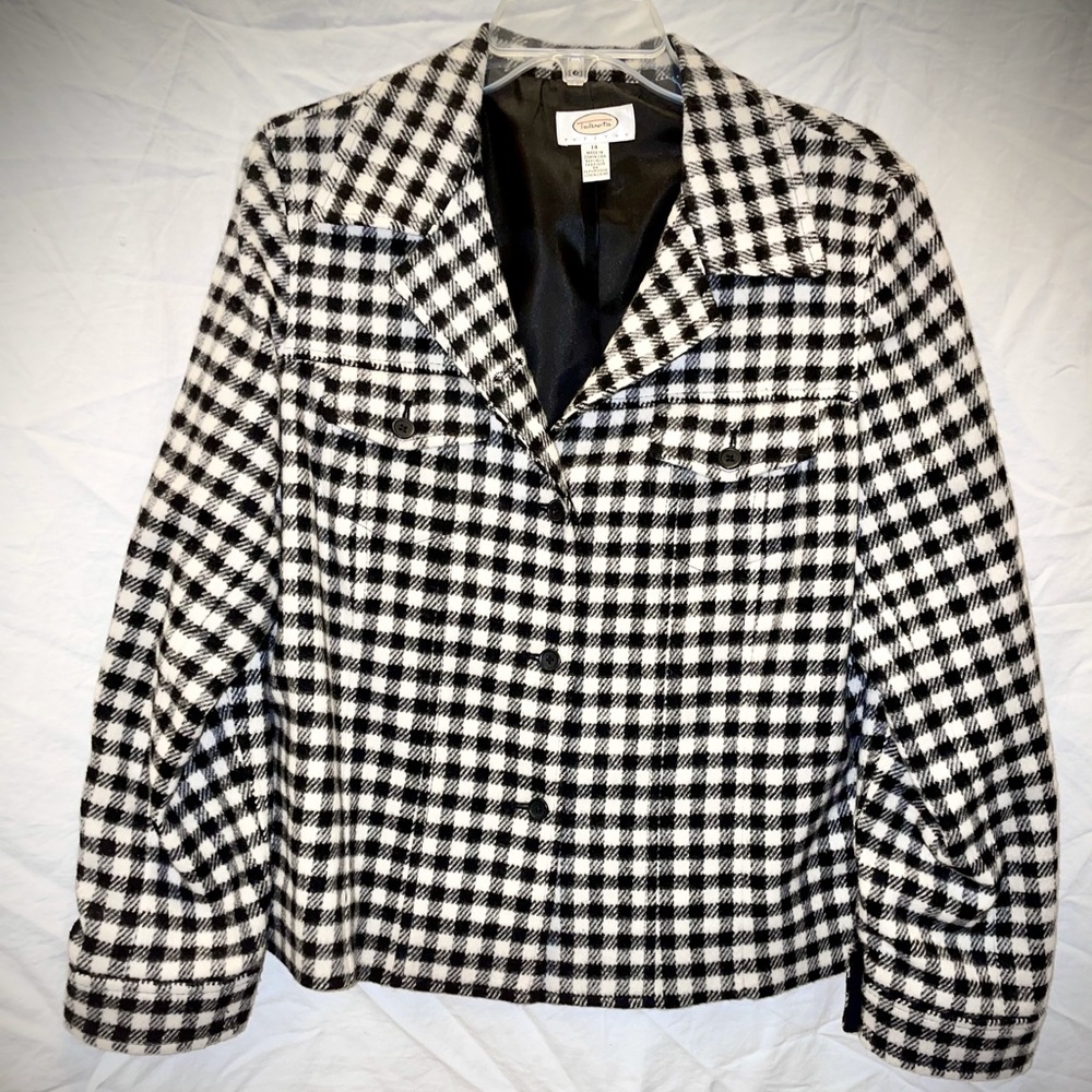 Women’s Petite Talbots Houndstooth Jacket